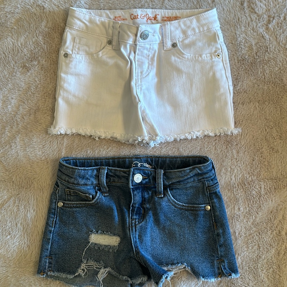 Denim shorts